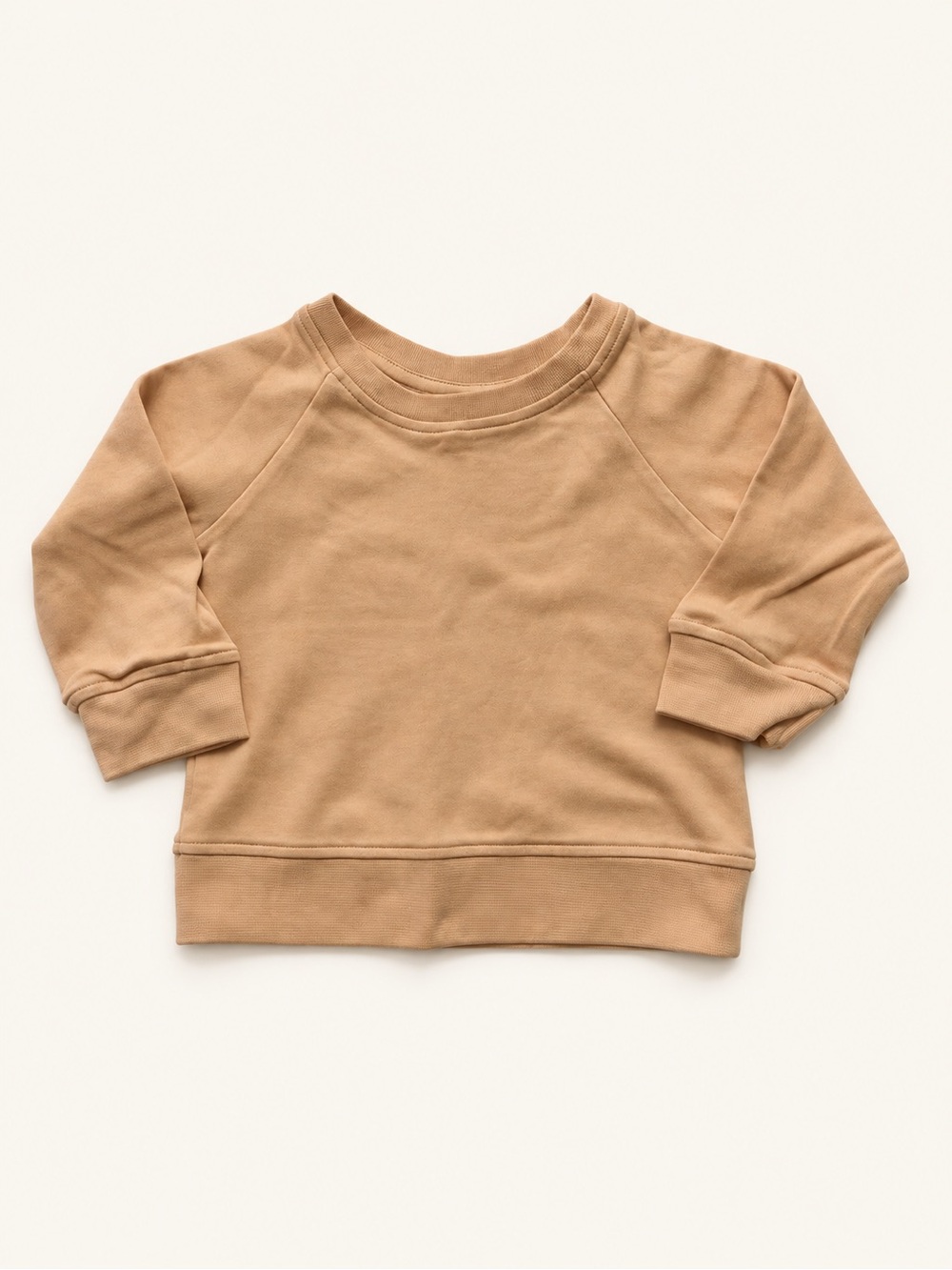 Colored Organics peach Crewneck Sweatshirt